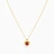 MLN2148 - Cherry Red Stone Necklace in 9K Gold - 191051100332401-4.webp