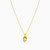MLN2146 - Flamingo Pink Stone Necklace in 9K Gold - 191051100392401-4.jpg
