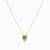MLN2141 - Turtle Shell Teal Stone Necklace in 9K Gold - 191051100412401-4.webp
