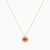 MLN2140 - Sunlit Sand Red Stone Necklace in 9K Gold - 191051100422401-4.webp