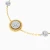 LDB842 - Layered Circles Diamond Chain Bracelet in 18K Gold - 144361102384181-4.webp