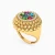 LGR1470 - Beads & Marquise Colored Stones Ring in 18K Gold - 113021102052181-3.webp