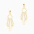 LGE231 - Open Circle & Chains Chandelier Earrings in 18K Gold - 115031400012000-3.webp