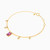 MLB984 - Rectangles Pink Stone Diamond Chain Bracelet in 14K Gold - 171361100162181-3.jpg