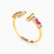 MLR308 - Circle Red Stone Two Headed Ring in 14K Gold - 101021100022141-2.jpg