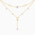 MLN937 - Multishaped Purple Stone Layered Necklace in 18K Gold - 111051101472421-1.jpg