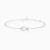 LDB861 - Flowing Loop & Teardrop Diamond Chain Bracelet in 18K Gold - 144361102411181-1.webp