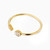 LGB816 - Hexagons Cubic Zirconia Cuff Bracelet in 18K Gold - 113091101212001-3.jpg