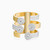 LGR1477 - Flowing Bands Openwork Cubic Zirconia Ring in 18K Gold - 113021105492181-1.jpg