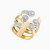 LGR1477 - Flowing Bands Openwork Cubic Zirconia Ring in 18K Gold - 113021105492181-3.jpg