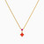 MLN776 - Square Red Stone Necklace In 18K Gold - 111051100862421-1.jpg