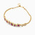 LGB817 - Geometric Shapes Ruby Stones Beaded Bracelet in 18K Gold - 113091101452001-3.jpg