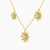 MLN2208 - Three Sunburst Charms Cubic Zirconia Necklace in 18K Gold - 141500300512451-3.jpg
