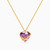 MLN2205 - Heart & Twisted Ribbon Pink Stone Necklace in 14K Gold - 101051801062401-1.jpg