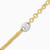 LGB824 - Oval Pave Motif Cubic Zirconia Multi Chain Bracelet in 18K Gold - 113101102022191-4.jpg
