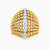 LGR1485 - Bead Rows Cubic Zirconia Ring in 18K Gold - 113021103002181-1.jpg
