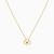 MLN870 - Flower Red Stone Necklace In 14K Gold - 101051100152421 - 3.jpg