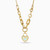 LGN551 - Paperclip Links & Heart Cubic Zirconia Necklace in 18K Gold - 115051100062601-1.jpg