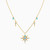 MLN862 - Star Green Stones Necklace in 18K Gold - 111051101332421-3.jpg