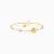 MLB1036 -  Kids Flower & Beads Pearl Chain Bracelet in 14K Gold - 101101100682171-1.webp