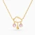 MLN2236 -  Kids Cloud Purple Stones Pearl Necklace in 14K Gold - 101051100862371-1.webp