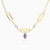 LIN1308 - Triple Oval Links Lavender Stones & Pearl Necklace in 14K Gold - 102051100652401-1.jpg