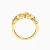 WR518 - Oval Discs & Colored Stones Wide Ring in Yellow Gold Plating - 167021100972151-4.webp