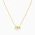 WN664 - Oval Disc & Pear Light Green Stone Necklace in Yellow Gold Plating - 167051100382451-4.webp