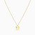 MLN967 - World Map Green Stones Necklace in 14K Gold - 101051100182421-3.jpg