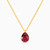MLN59 - Pear Red Stone Necklace in 18K Gold - 111051100392421-1.jpg