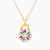 MLN773 - Lock Colored Stones Necklace In 18K Gold - 112051101552451-1.jpg