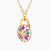 MLN773 - Lock Colored Stones Necklace in 18K Gold - 112051101552451-2.jpg