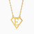 MLN885 - Letter E Necklace in 14K Gold - 101051400102420 - 2.jpg