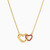 MLN871 - Heart Red Stone Necklace In 14K Gold - 101051100162421 - 1.jpg