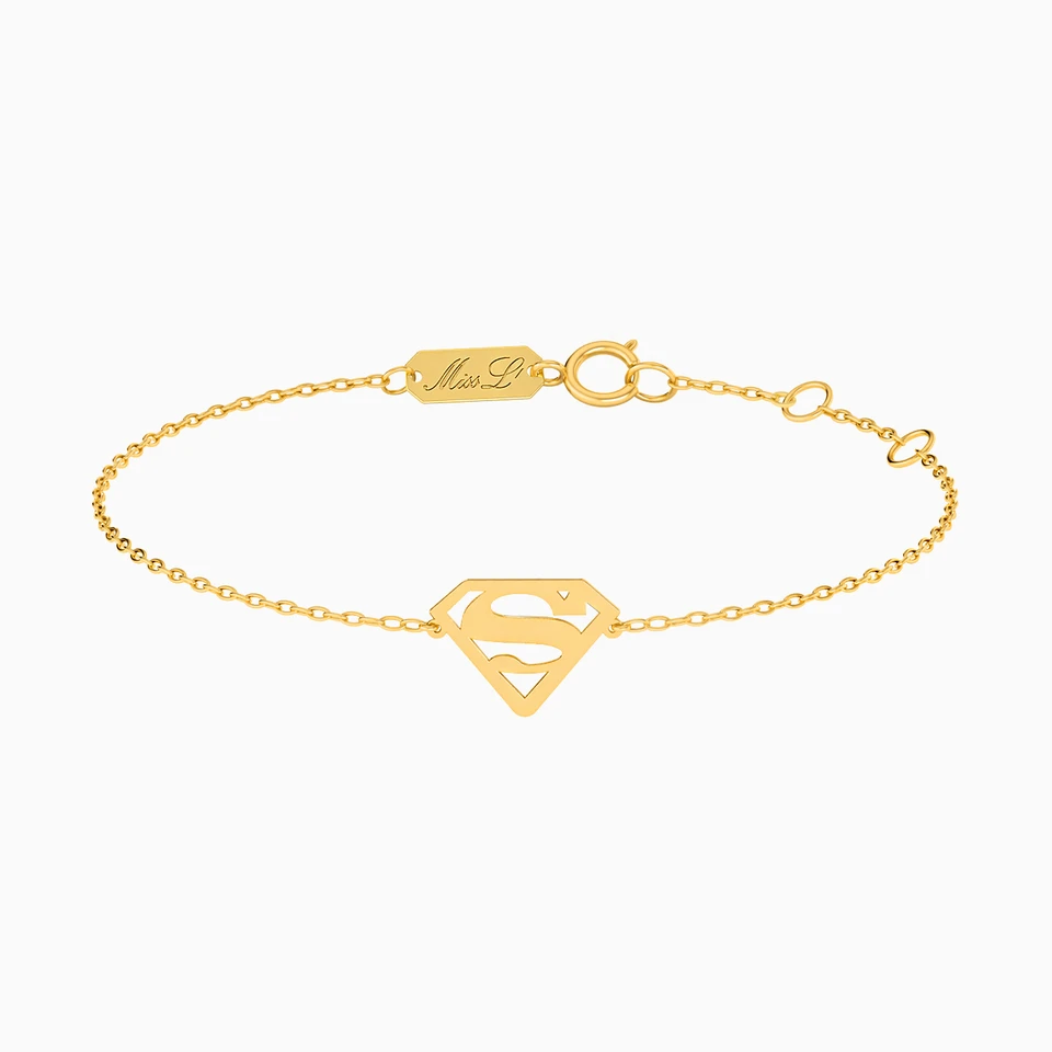 Superwoman Chain Bracelet in 18K Gold Superwoman Chain Bracelet in 18K Gold
