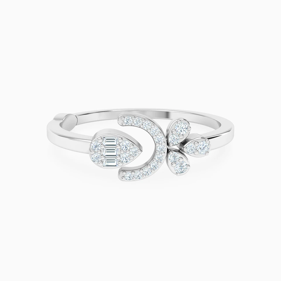 Pear Diamond Two Headed Ring in 18K Gold Pear Diamond Two Headed Ring in 18K Gold