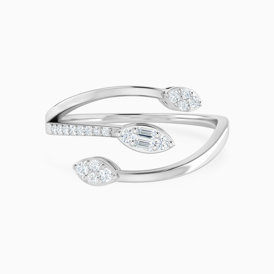 Pear Diamond Two Headed Ring in 18K Gold Pear Diamond Two Headed Ring in 18K Gold