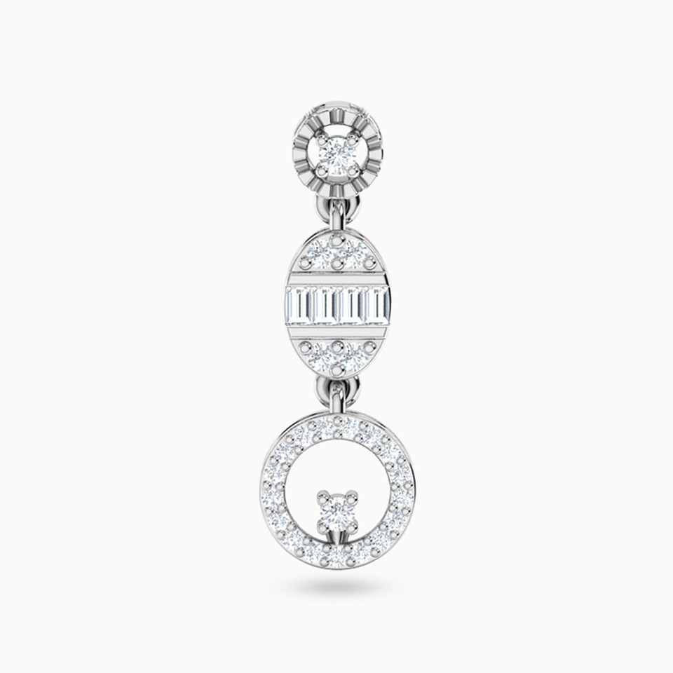 Circle Diamond Pendant in 18K Gold Circle Diamond Pendant in 18K Gold