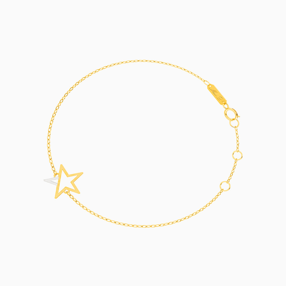 アクセサリー centimeter Star logo bracelet LA Hearts Star Chain Bracelet | PacSun