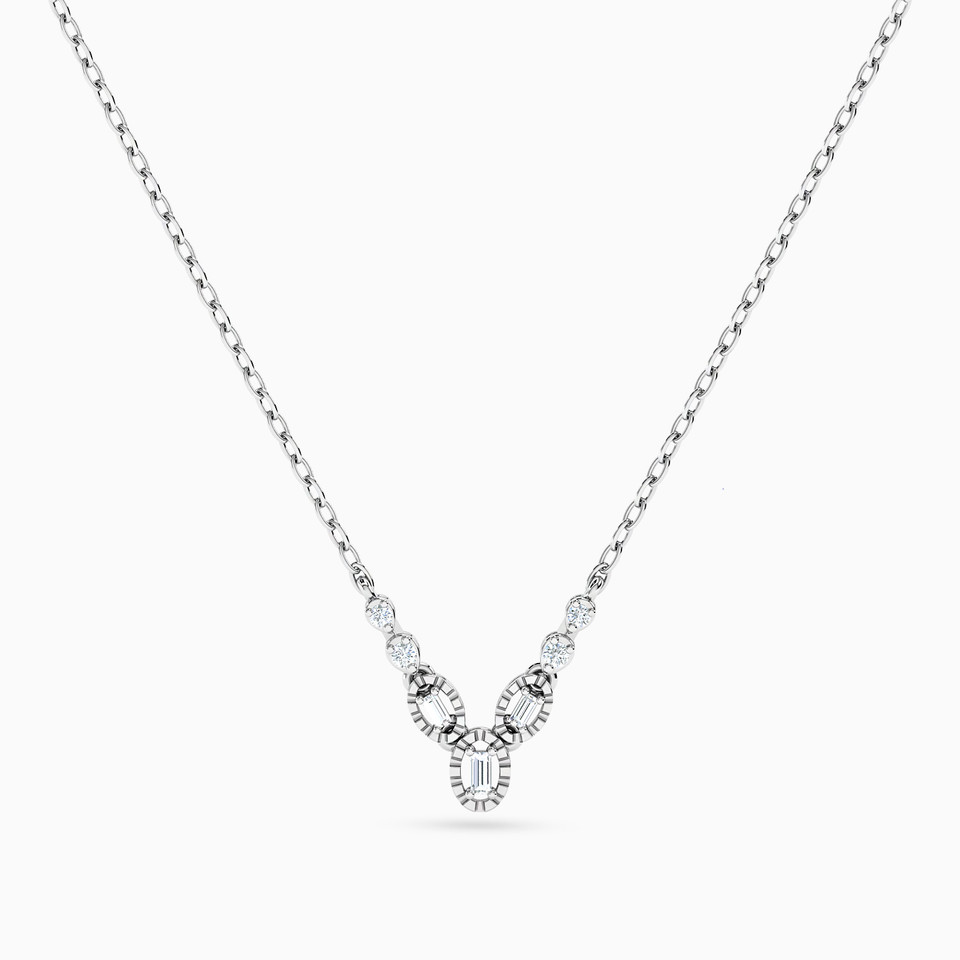 Chevron Diamond Necklace in 18K Gold Chevron Diamond Necklace in 18K Gold