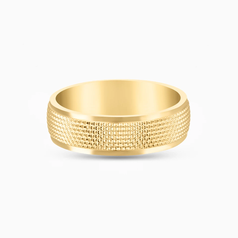 Textured Wedding Band in 18K Gold (Size 17) Textured Wedding Band in 18K Gold (Size 17)