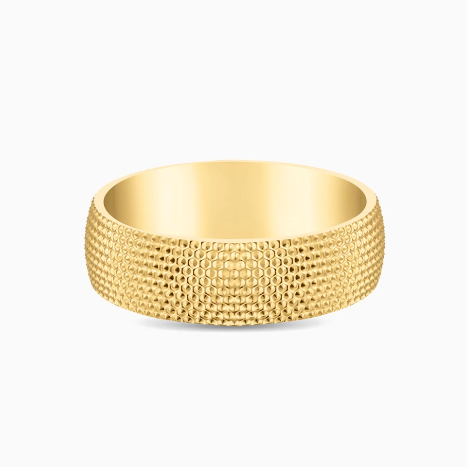 Textured Wedding Band in 18K Gold (Size 16) Textured Wedding Band in 18K Gold (Size 16)