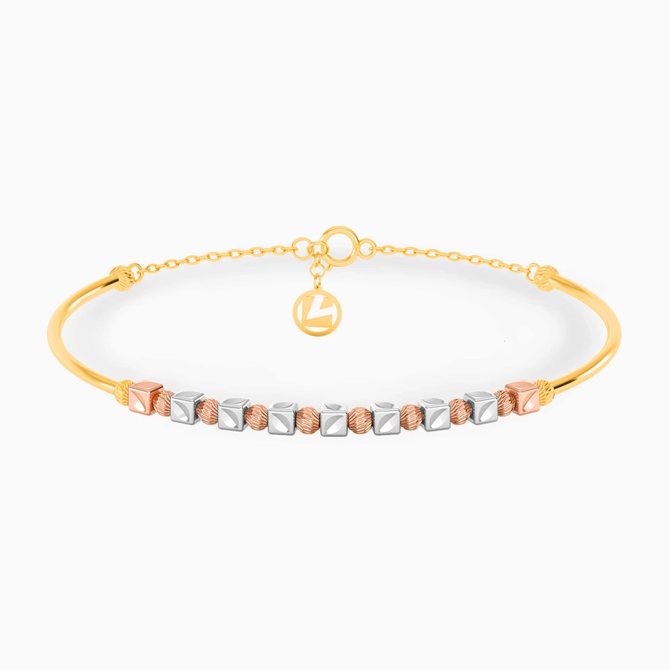 Beaded Bangle Bracelet in 18K Gold Beaded Bangle Bracelet in 18K Gold