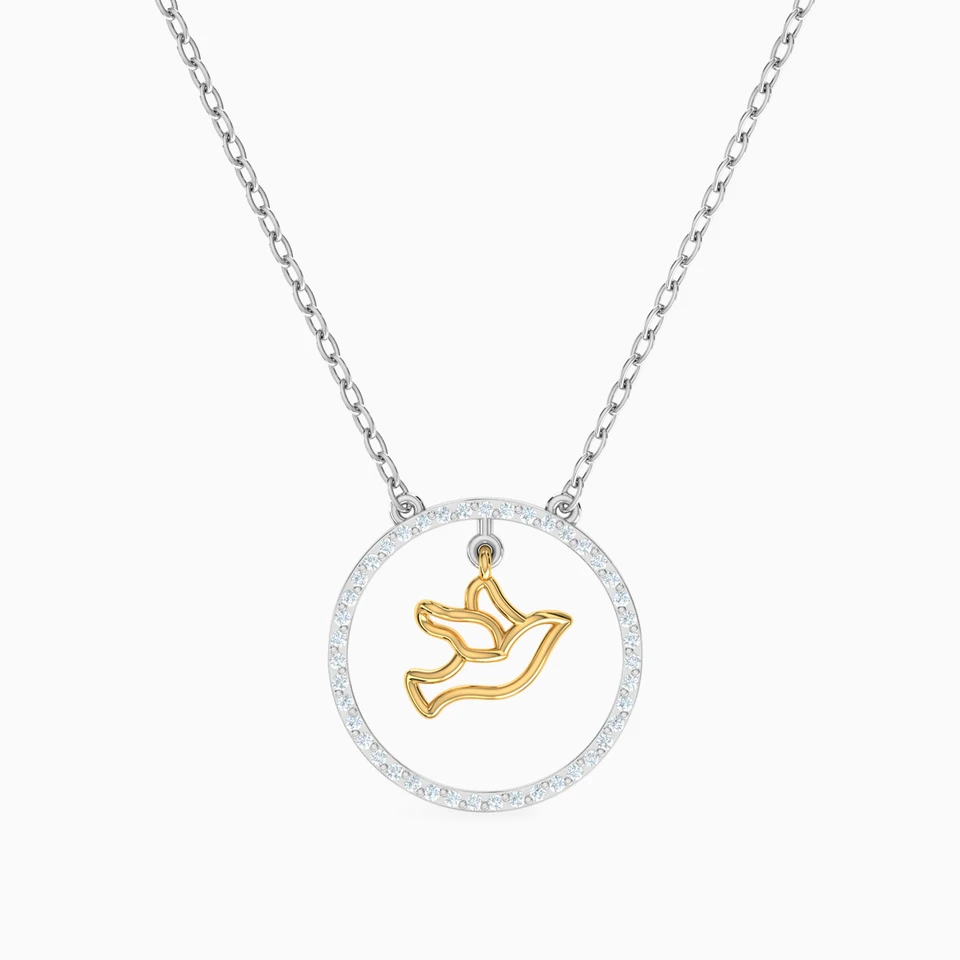 Dove Diamond Necklace in 18K Gold Dove Diamond Necklace in 18K Gold