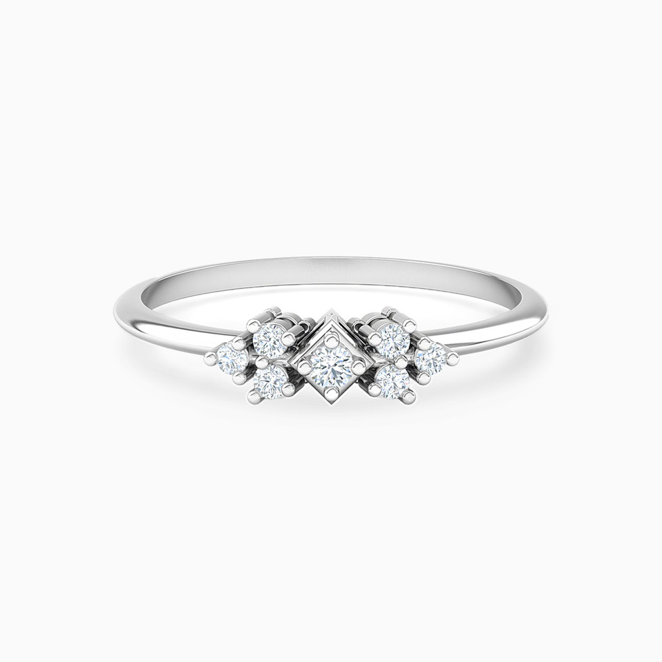 Square Diamond Ring in 18K Gold Square Diamond Ring in 18K Gold