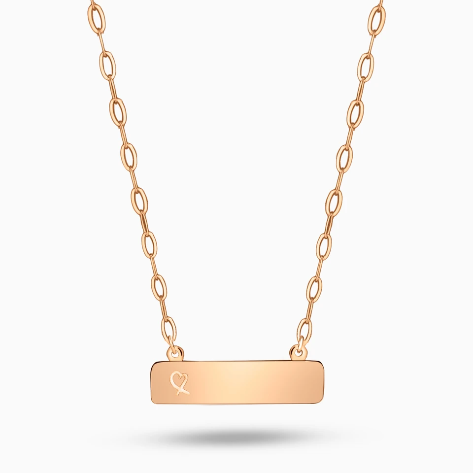 Tag Necklace in 18K Gold Tag Necklace in 18K Gold