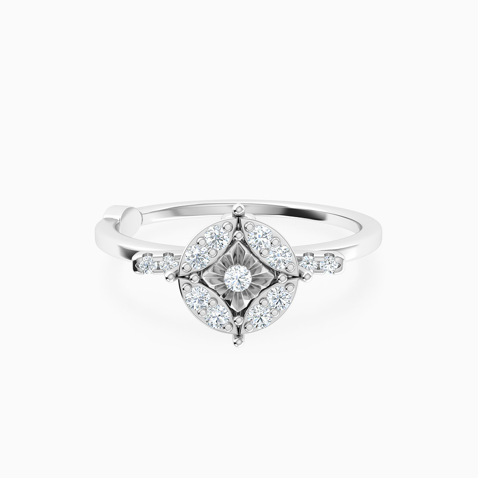 Circular Diamond Ring in 18K Gold Circular Diamond Ring in 18K Gold