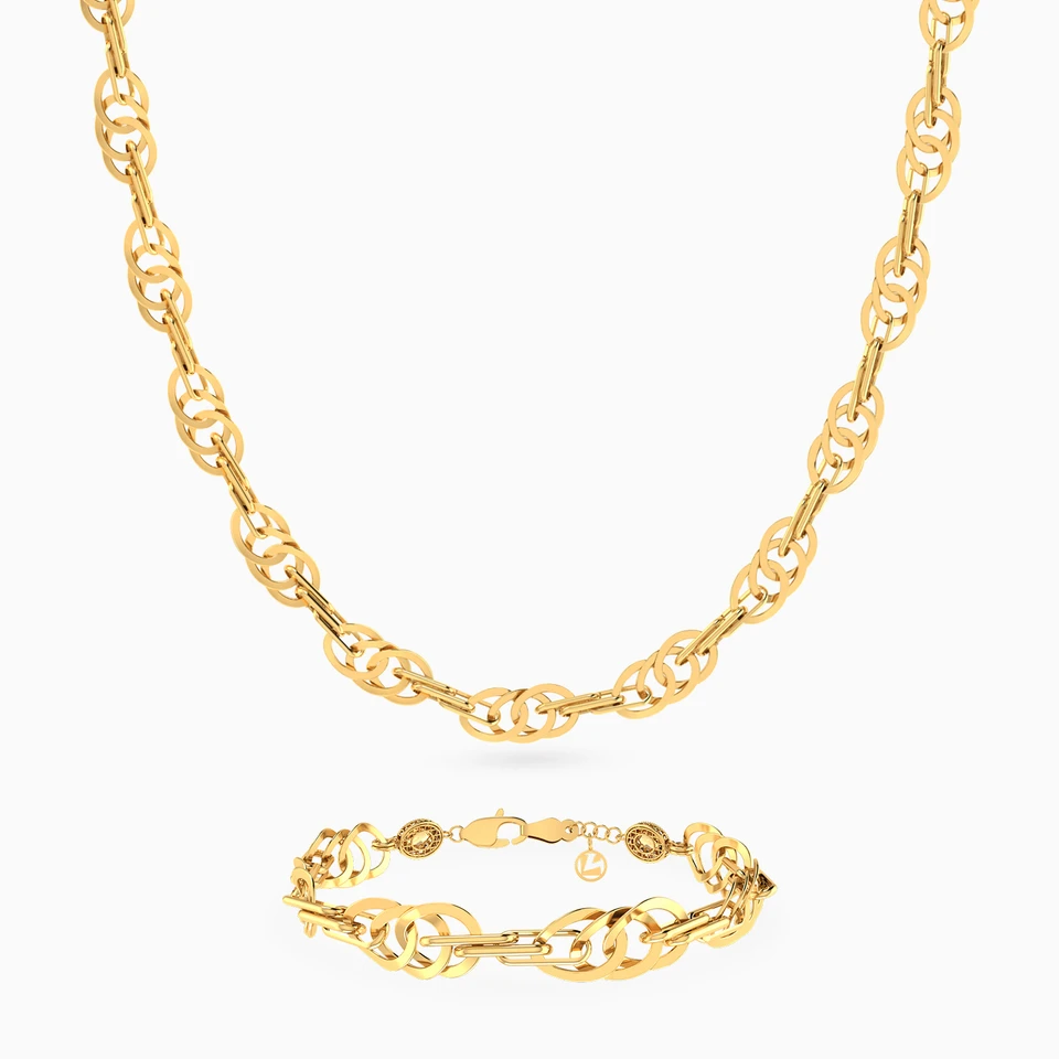 Jewelry Set in 18K Gold (2 Pieces) Jewelry Set in 18K Gold (2 Pieces)