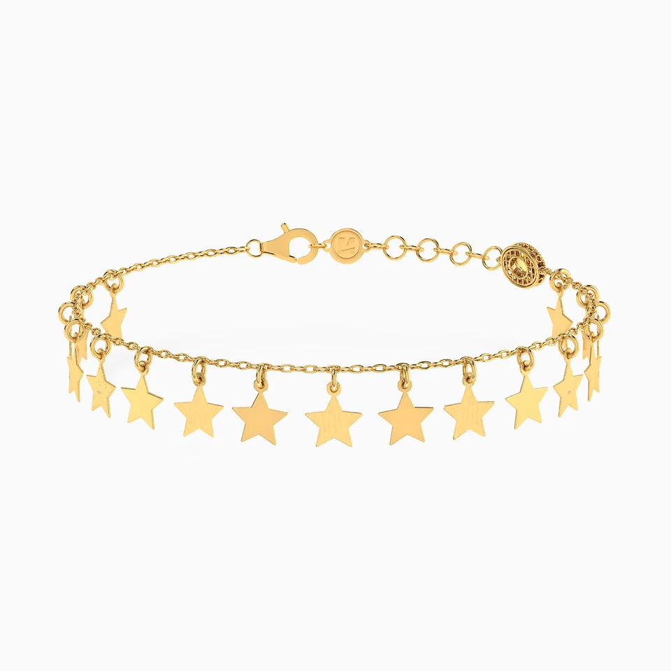 Star Charm Anklet in 18K Gold Star Charm Anklet in 18K Gold