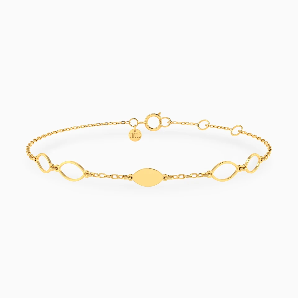 Chain Bracelet In 14K Gold Chain Bracelet In 14K Gold